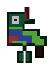 Peacock Pixel Art